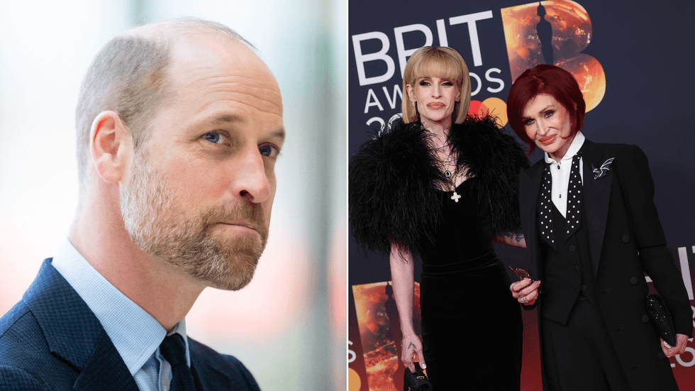 Prince William, Sharon Osbourne, Kelly Osbourne