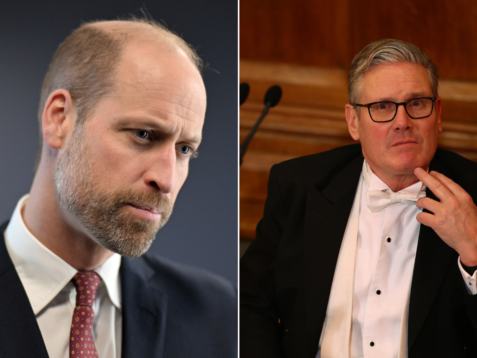 Prince William, Sir Keir Starmer