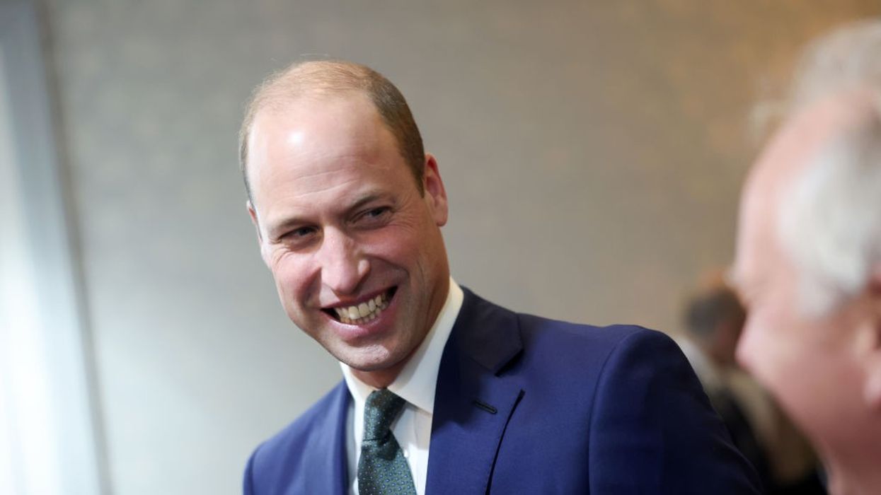 Prince William smiling