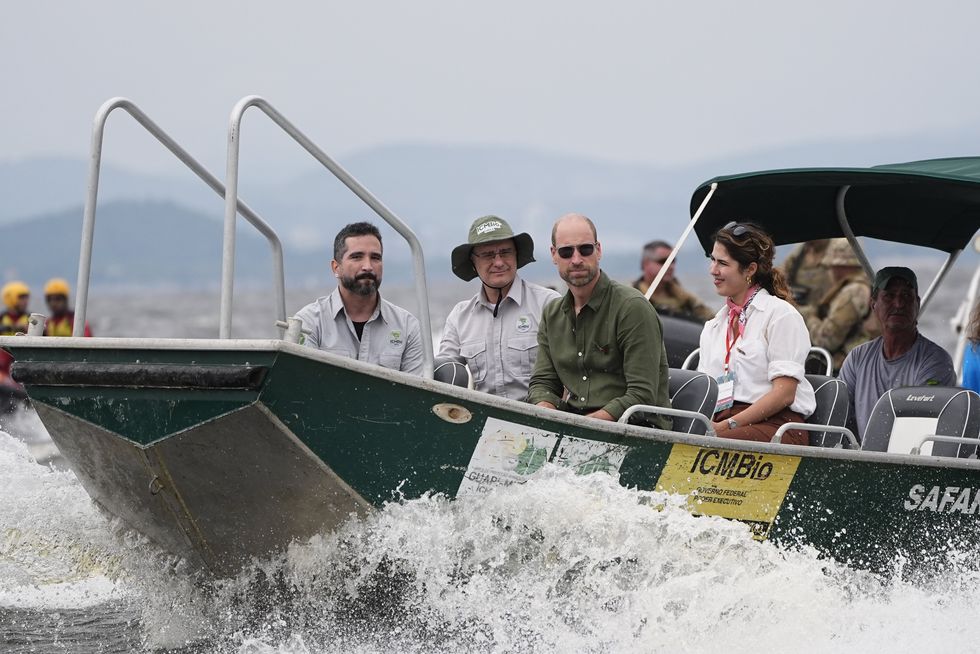 Prince William speedboat