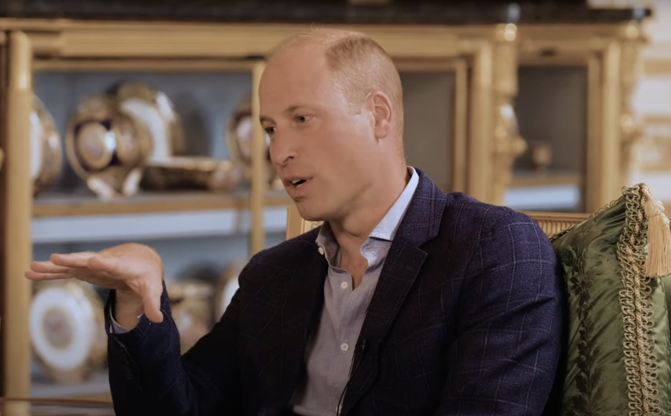 Prince William talking