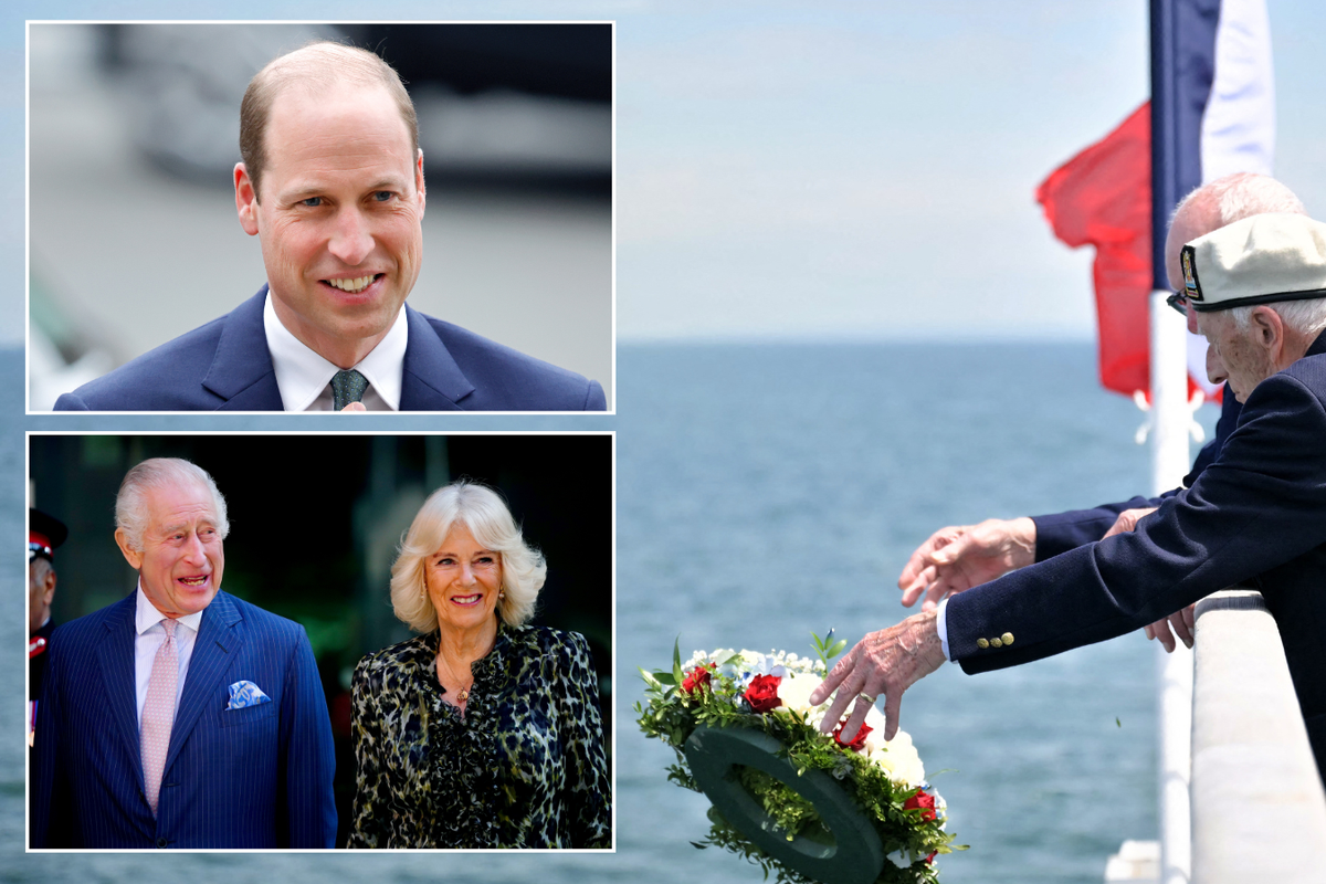 Prince William/The King and Queen/Veterans at Portsmouth ahead of the 80th anniversary