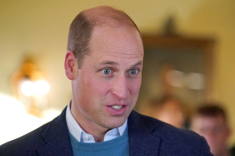Prince William turned up unannounced in a surprise appearance on Sunday