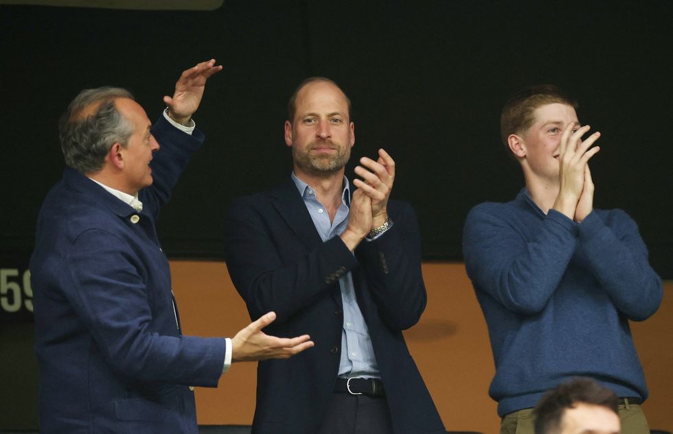 Prince William was in attendance to watch his beloved Aston Villa claim European glory