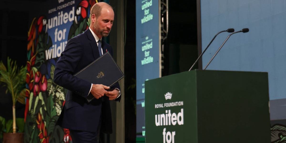 Prince William delivers groundbreaking speech at United for Wildlife Summit Prince William delivers groundbreaking speech at United for Wildlife Summit