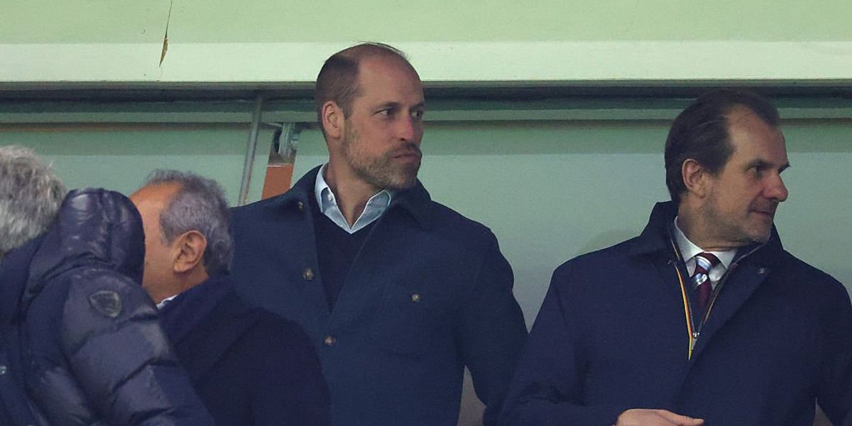 Prince William watches on in horror as Aston Villa concede shambolic goal Prince William watches on in horror as Aston Villa concede shambolic goal