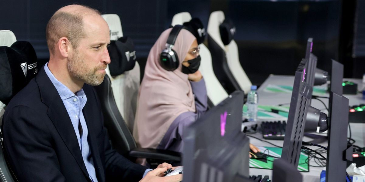 Prince William channels his inner Gen Z as he joins in with video game tournament Prince William channels his inner Gen Z as he joins in with video game tournament