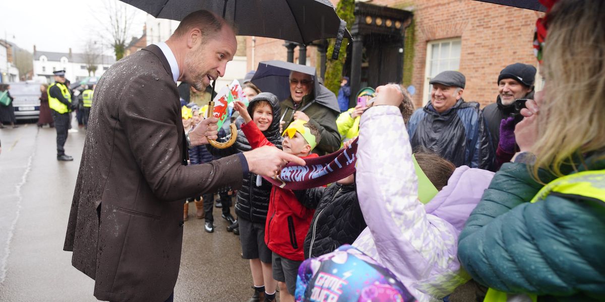 Prince William braves bad weather as he spots passion close to his heart Prince William braves bad weather as he spots passion close to his heart