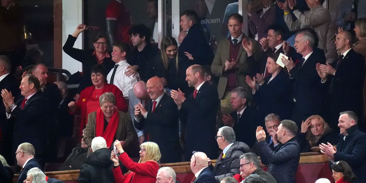 Prince William proves to be a good luck charm as royal watches Wales end losing streak Prince William proves to be a good luck charm as royal watches Wales end losing streak