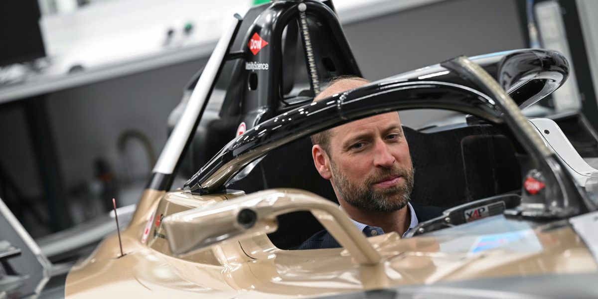 Prince William gets inside Formula E car on Prince Louis’ eighth birthday Prince William gets inside Formula E car on Prince Louis’ eighth birthday