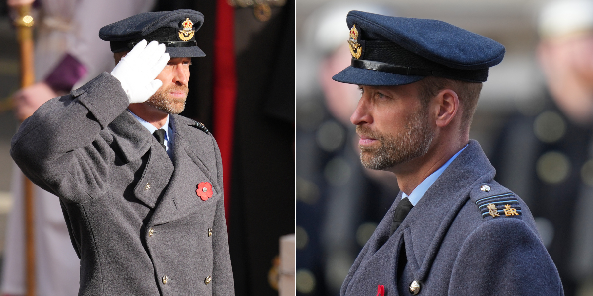 Prince William makes triumphant UK return at Cenotaph after missing Saturday’s Royal Family lineup