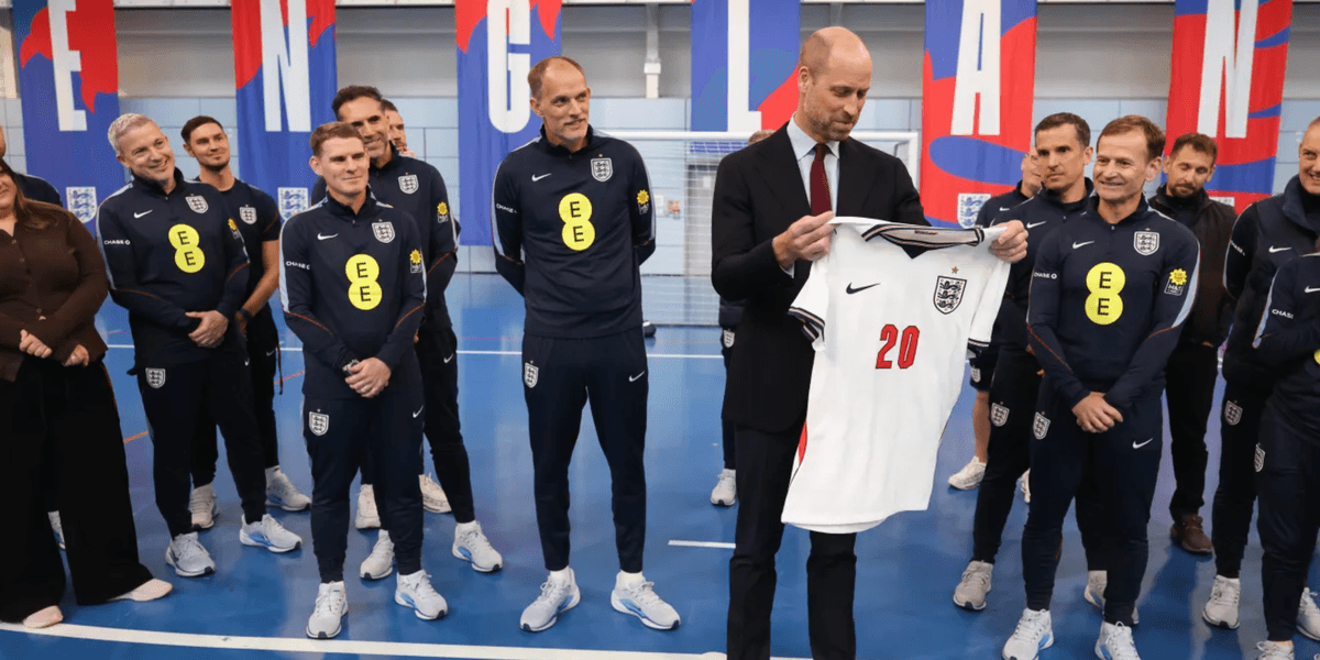 Prince William receives special gift to mark 20 years as FA President Prince William receives special gift to mark 20 years as FA President