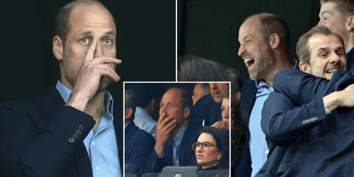 Prince William cries as he becomes overwhelmed with emotion Prince William cries as he becomes overwhelmed with emotion