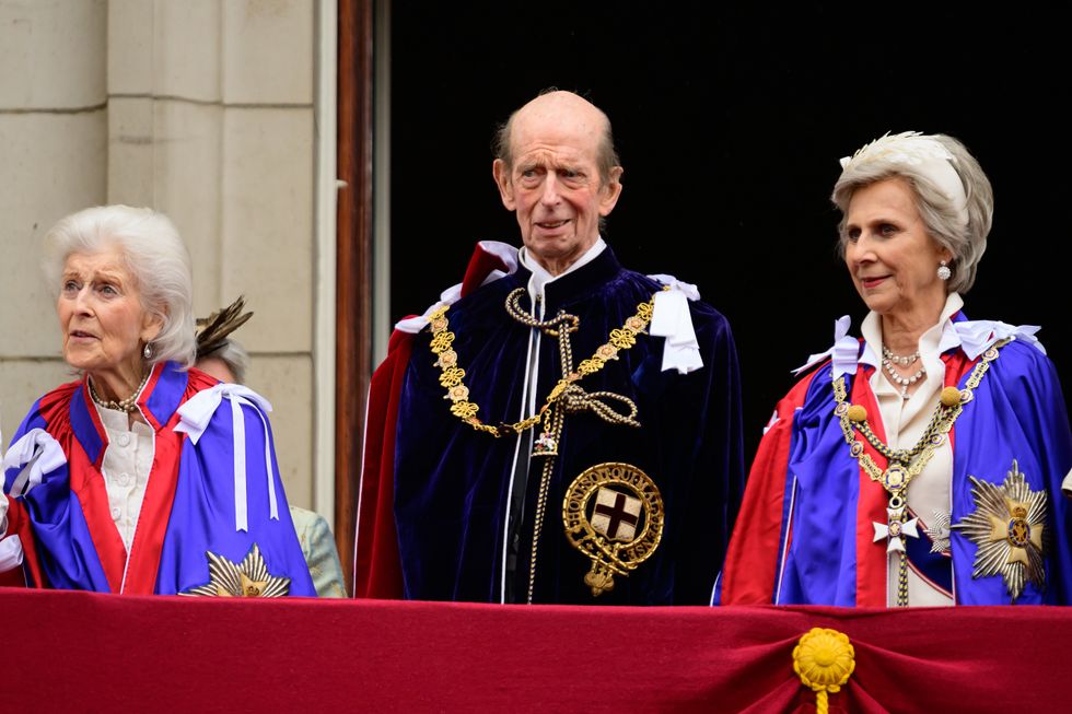 Princess Alexandra and Duke of Kent