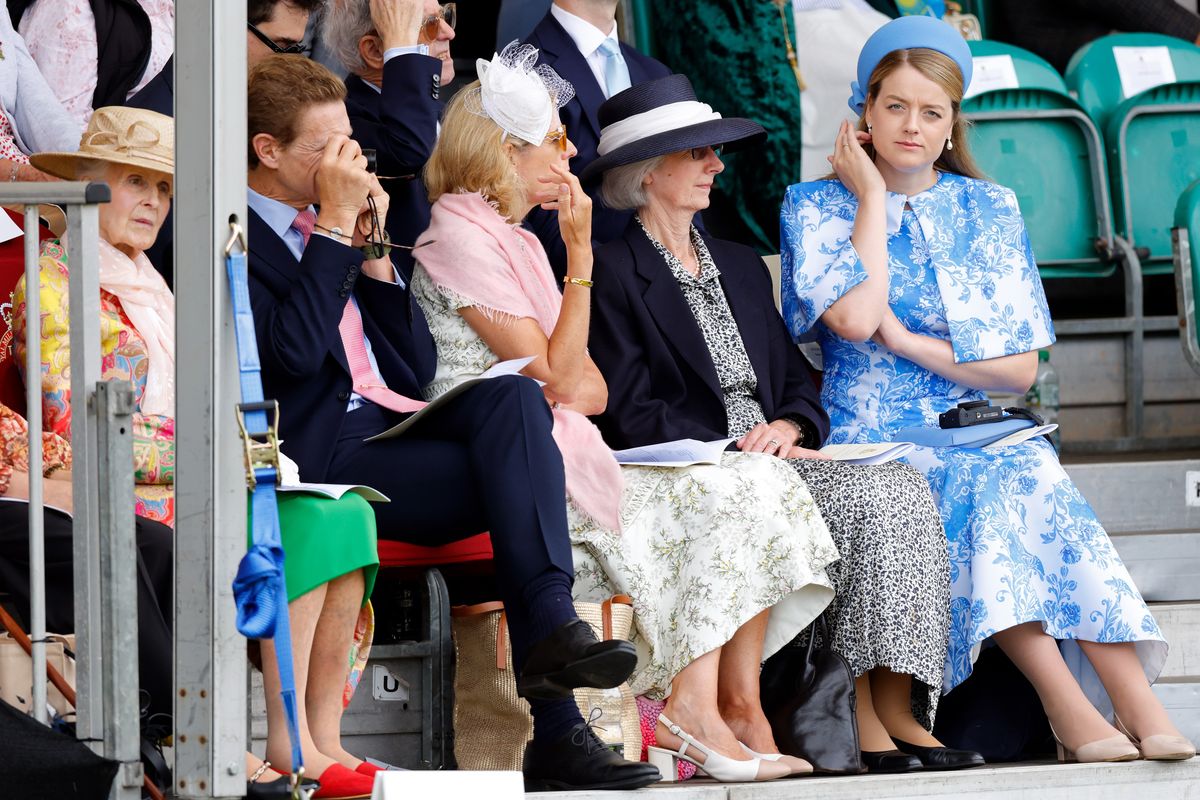 Princess Alexandra, James Ogilvy, Julia Ogilvy and Flora Vesterberg