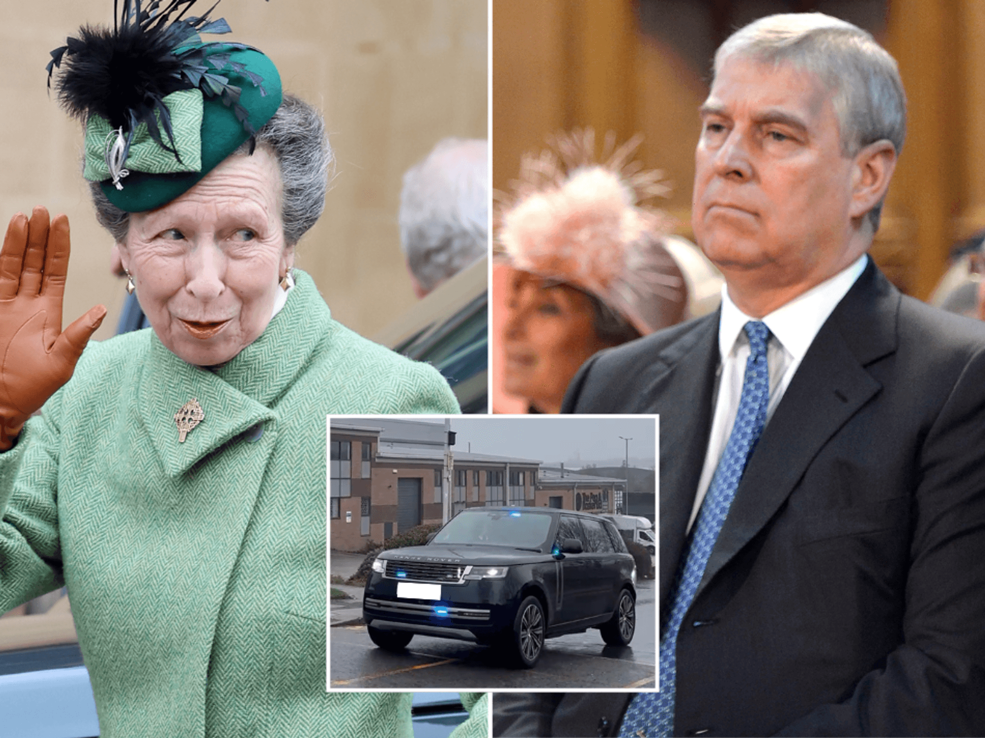 Princess Anne and Andrew Mountbatten-Windsor