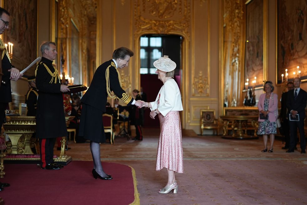 Princess Anne and Dr Anita White