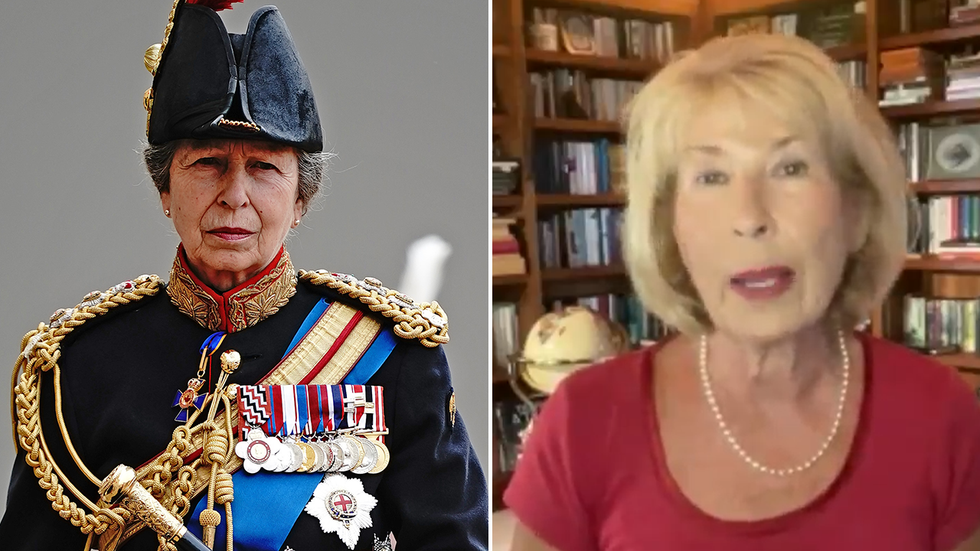 Princess Anne and Jennie Bond