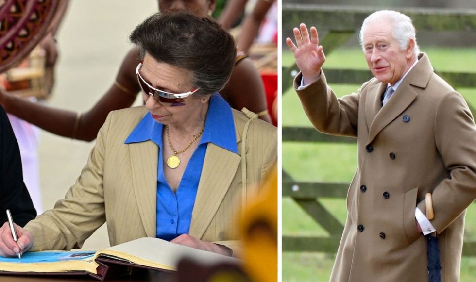 Princess Anne and King Charles