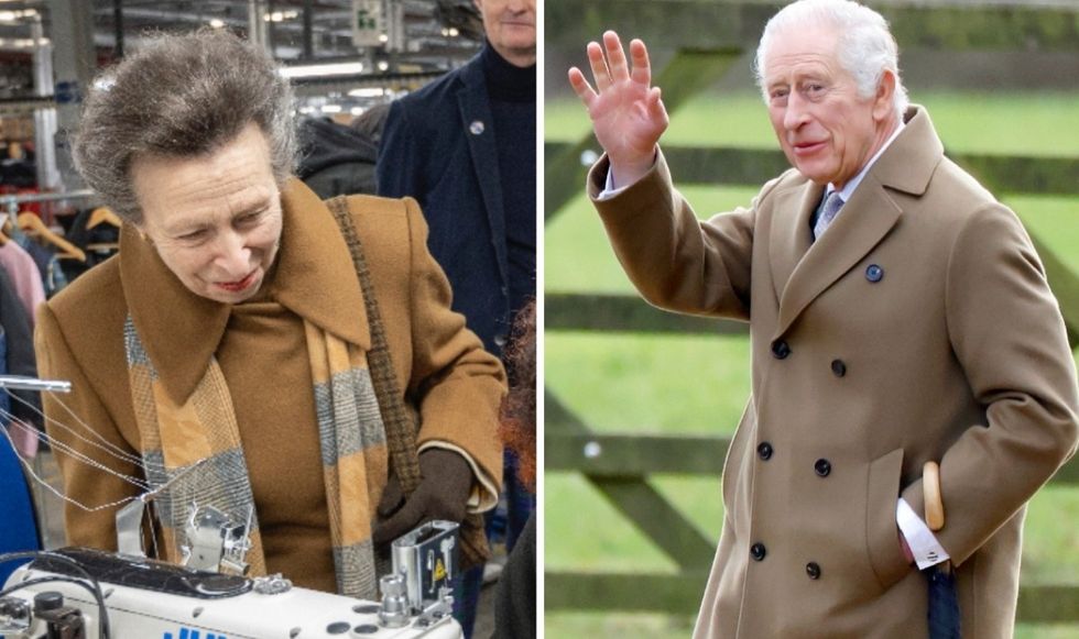 Princess Anne and King Charles
