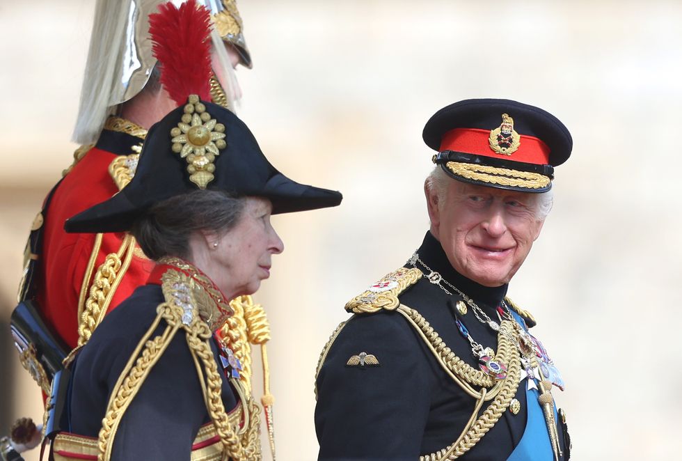 Princess Anne and King Charles