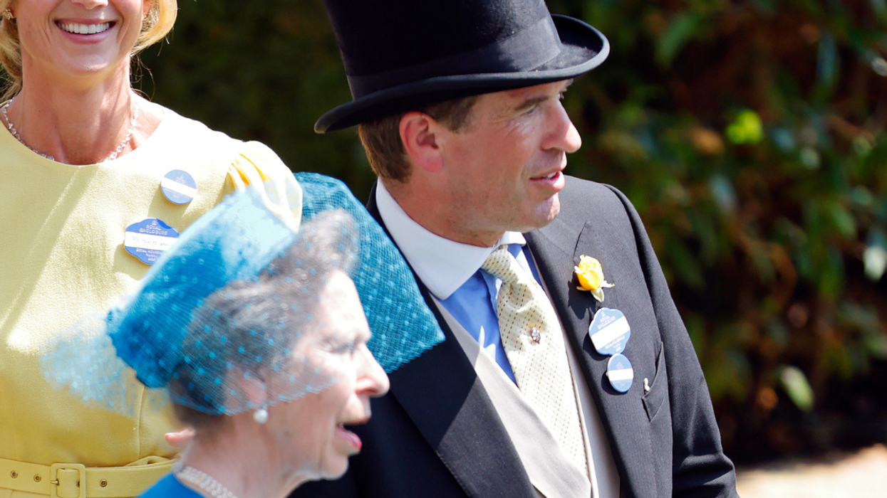 Princess Anne and Peter Phillips