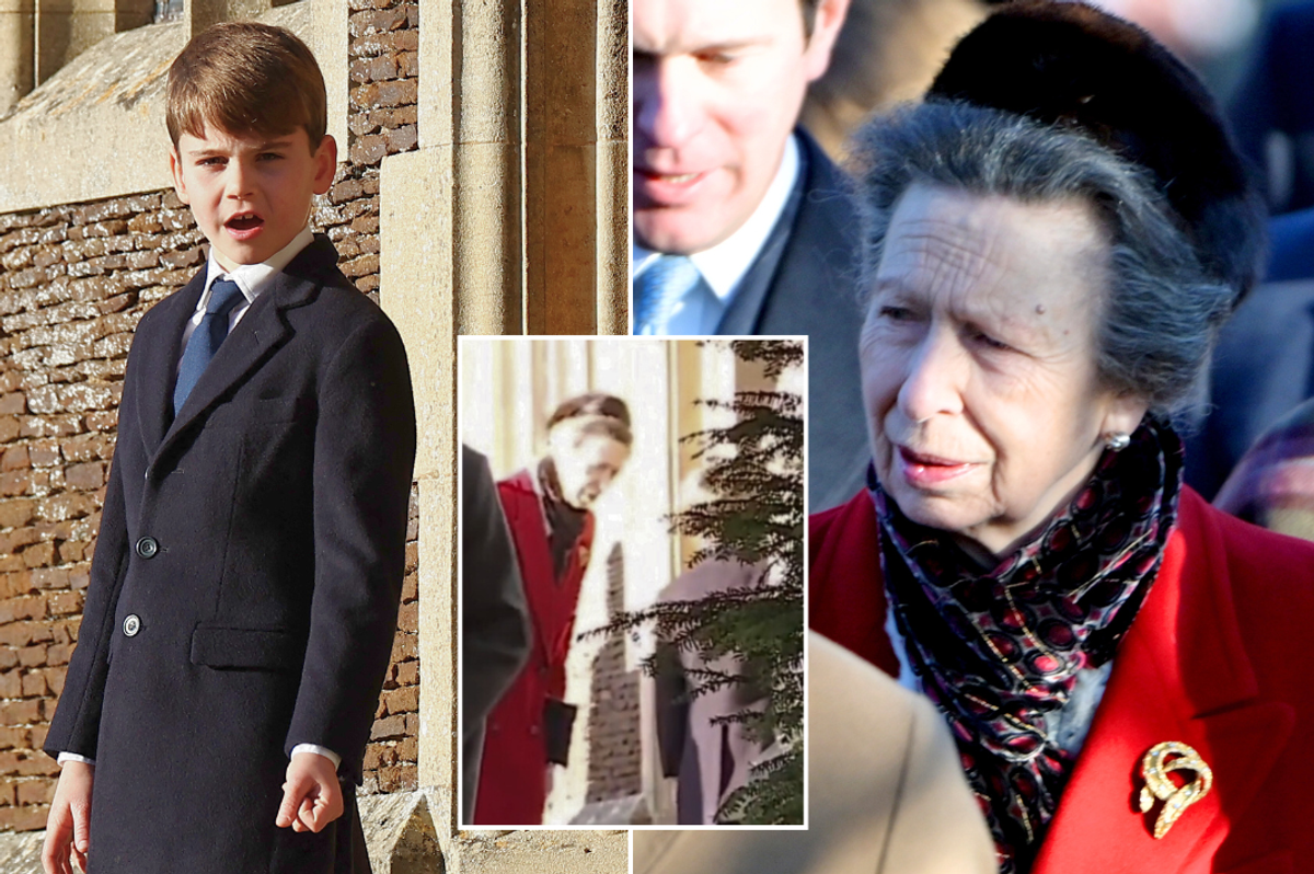 Princess Anne and Prince Louis