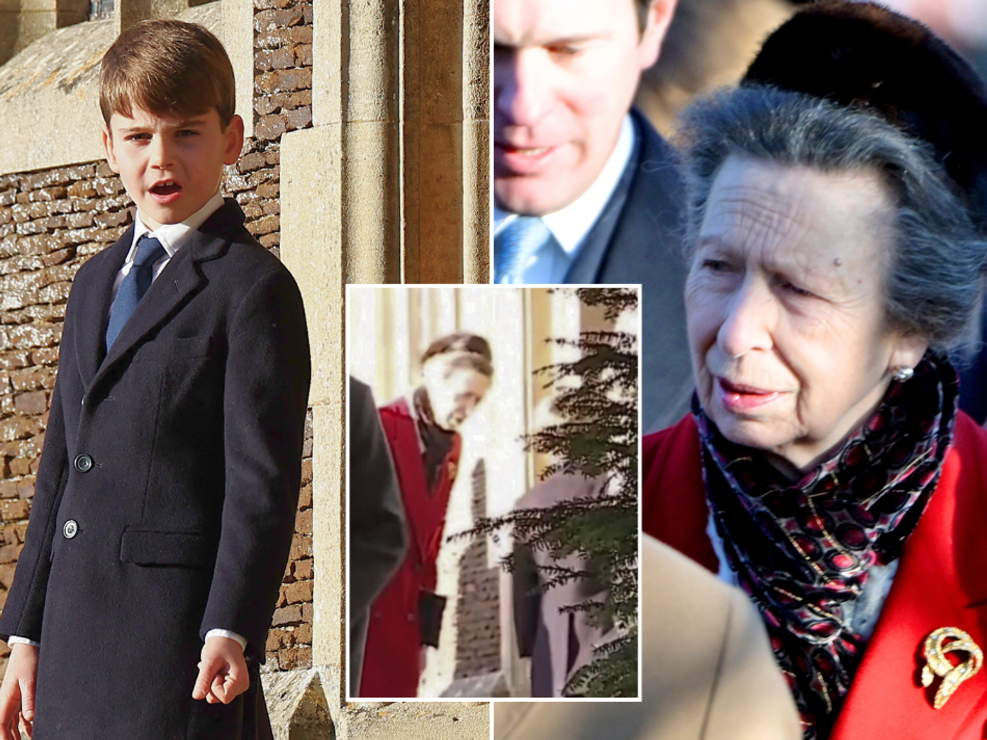 Princess Anne and Prince Louis