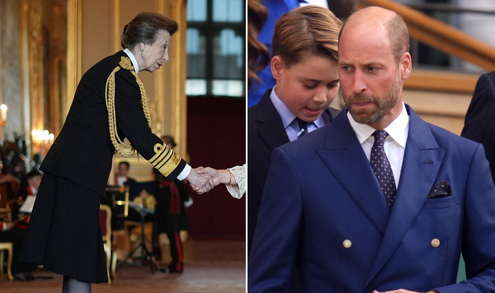 Princess Anne and Prince William