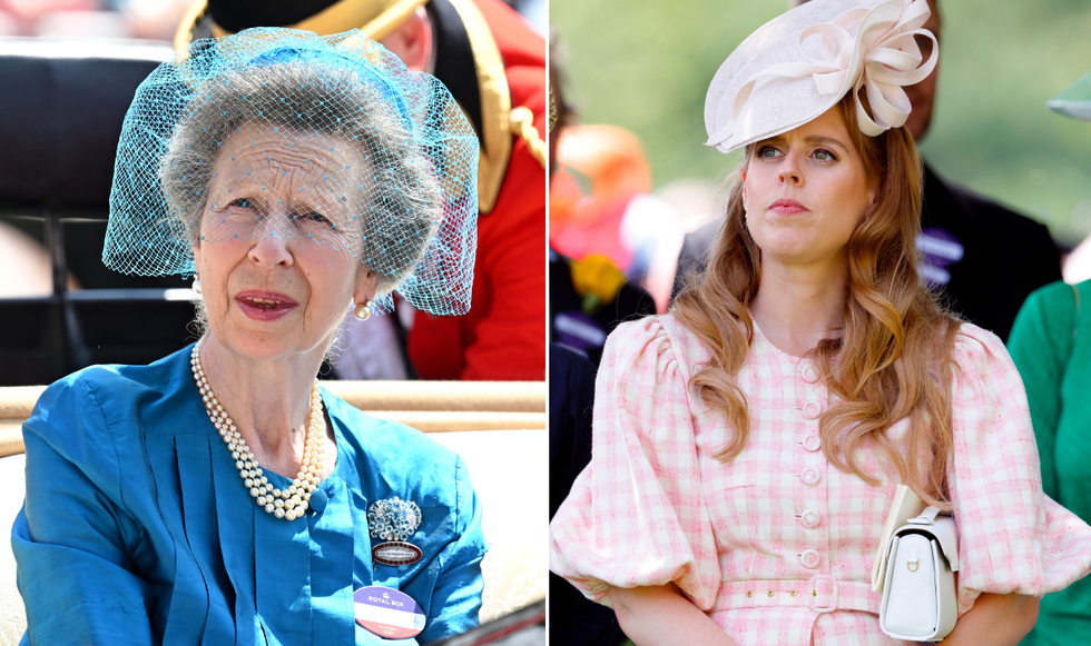 Princess Anne and Princess Beatrice