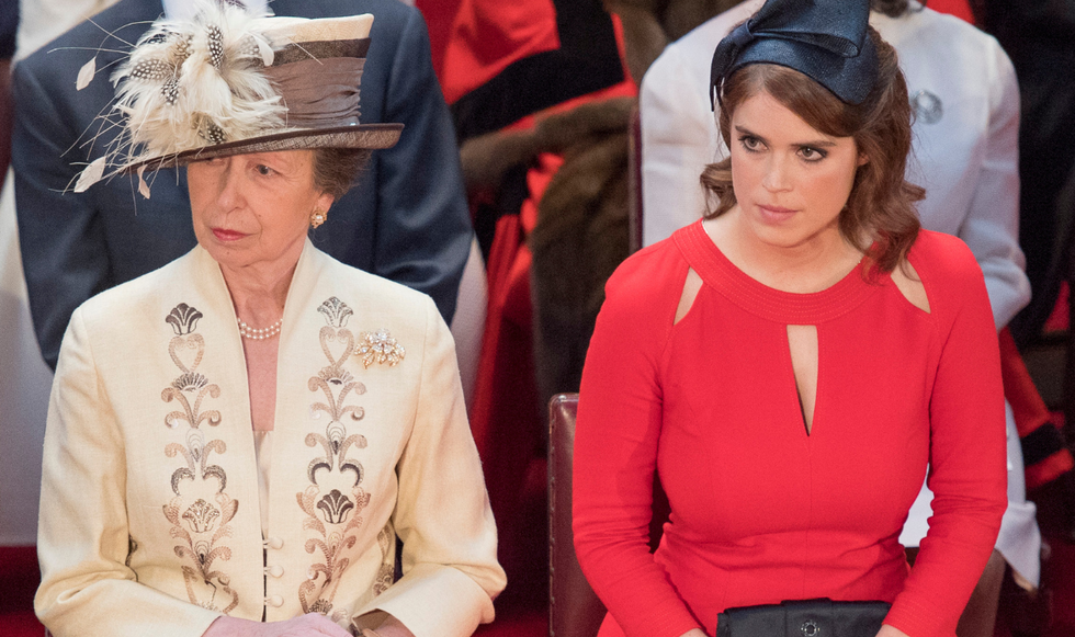 Princess Anne and Princess Eugenie