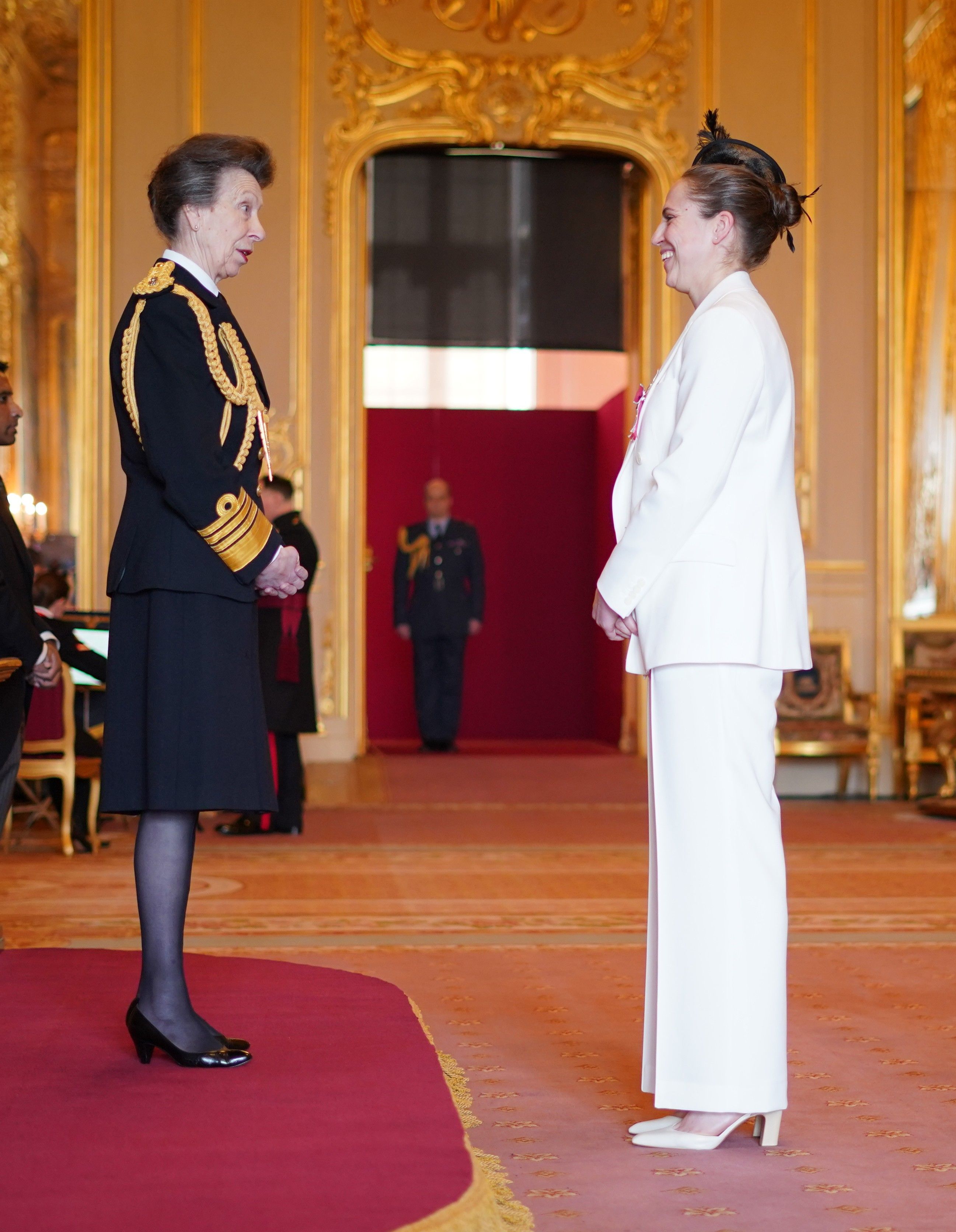 Princess Anne and Sara Cox