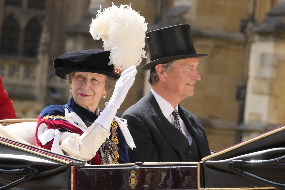 Princess Anne and Sir Tim Laurence