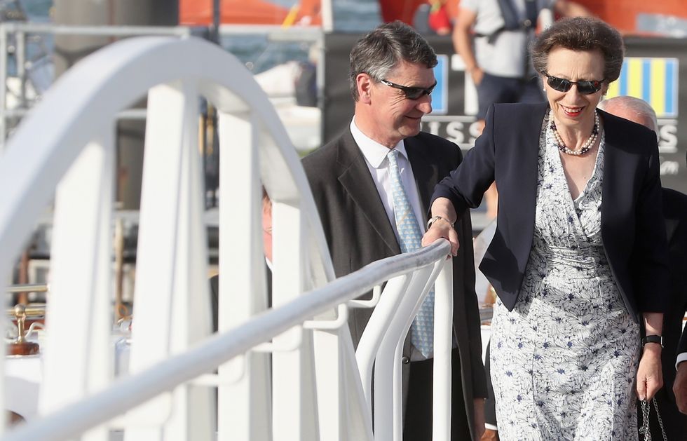 Princess Anne and Timothy Laurence