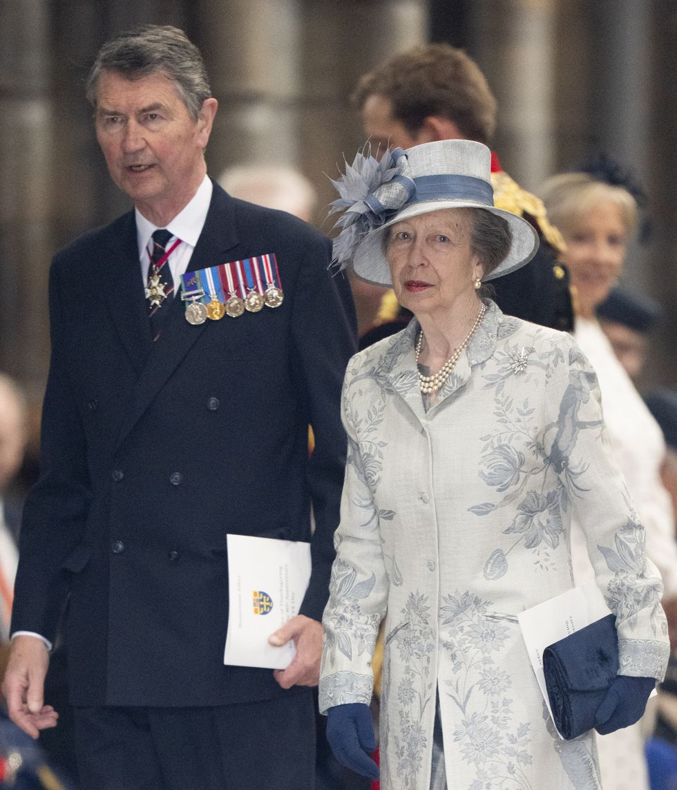 Princess Anne and Timothy Laurence