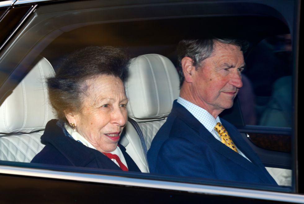 Princess Anne and Vice Admiral Sir Tim Laurence