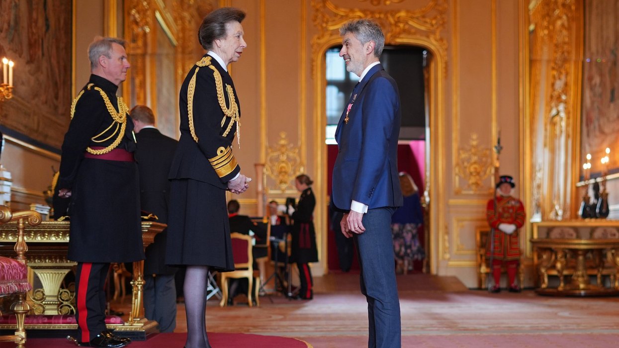 Princess Anne and Yoshua Bengio