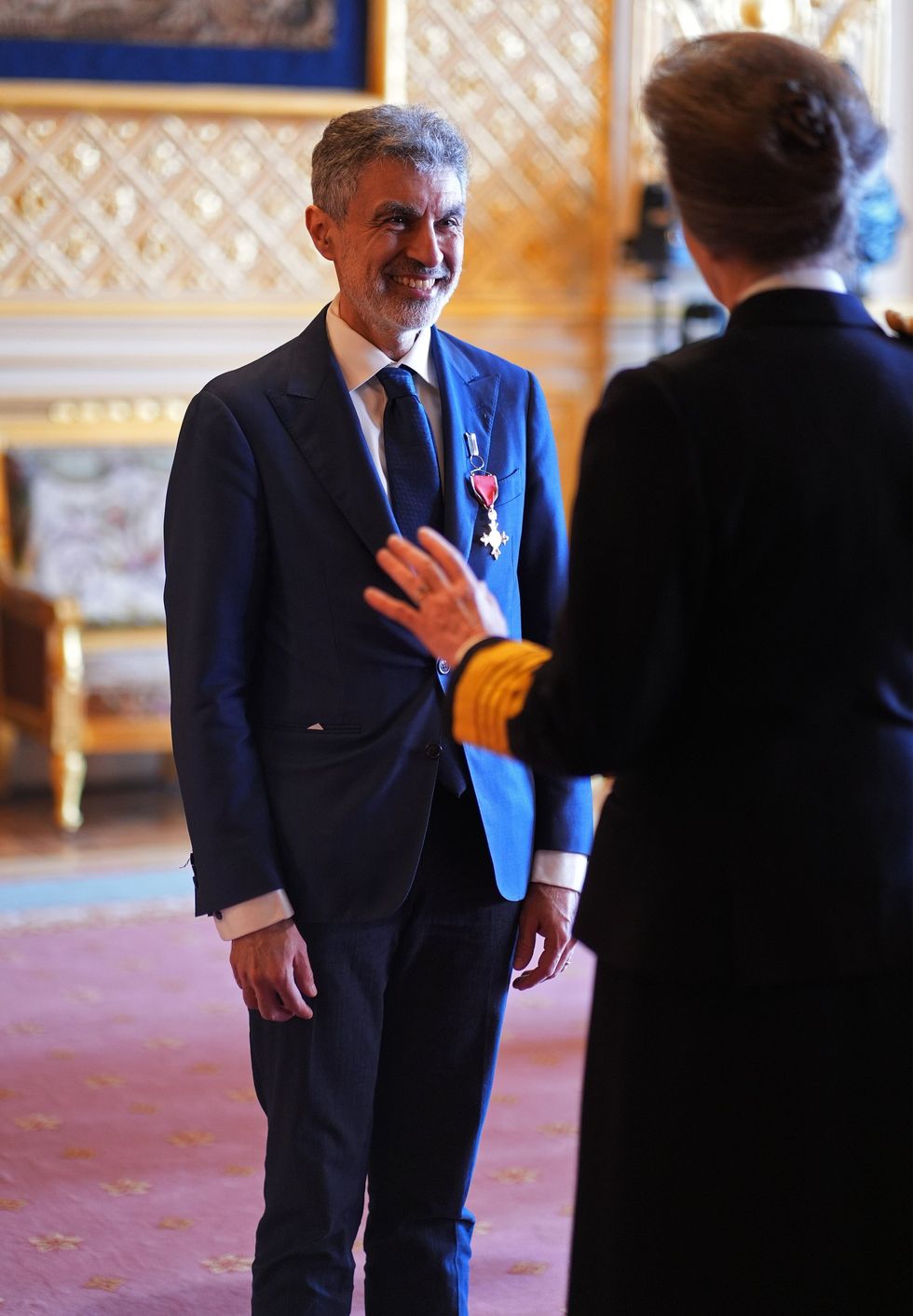 Princess Anne and Yoshua Bengio