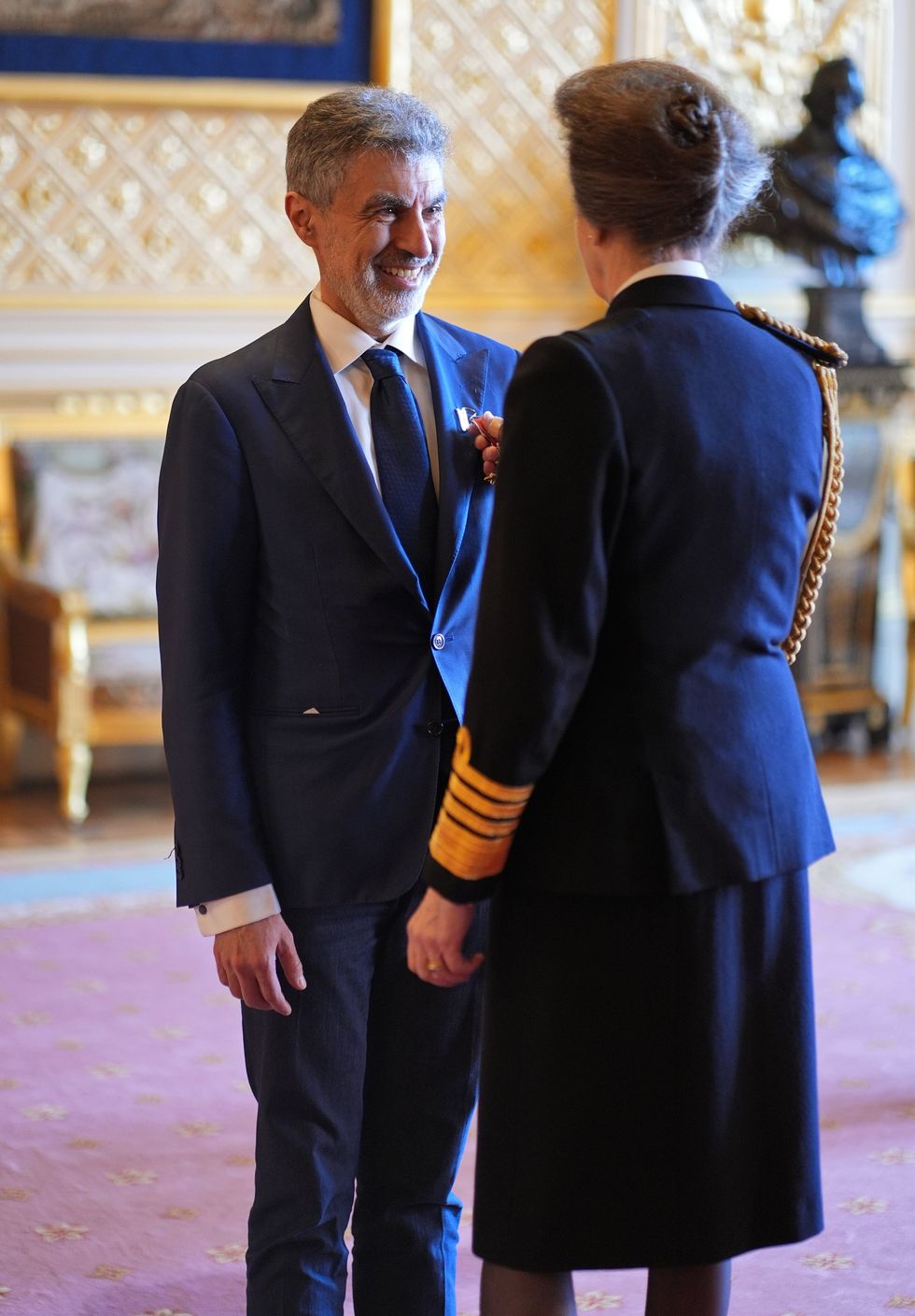 Princess Anne and Yoshua Bengio