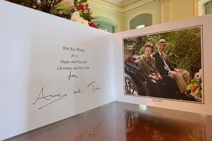 Princess Anne Christmas card