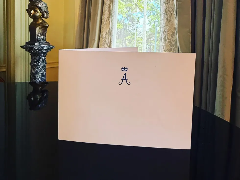 Princess Anne Christmas card