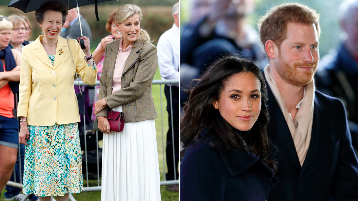 Princess Anne, Duchess of Edinburgh, Meghan Markle and Prince Harry