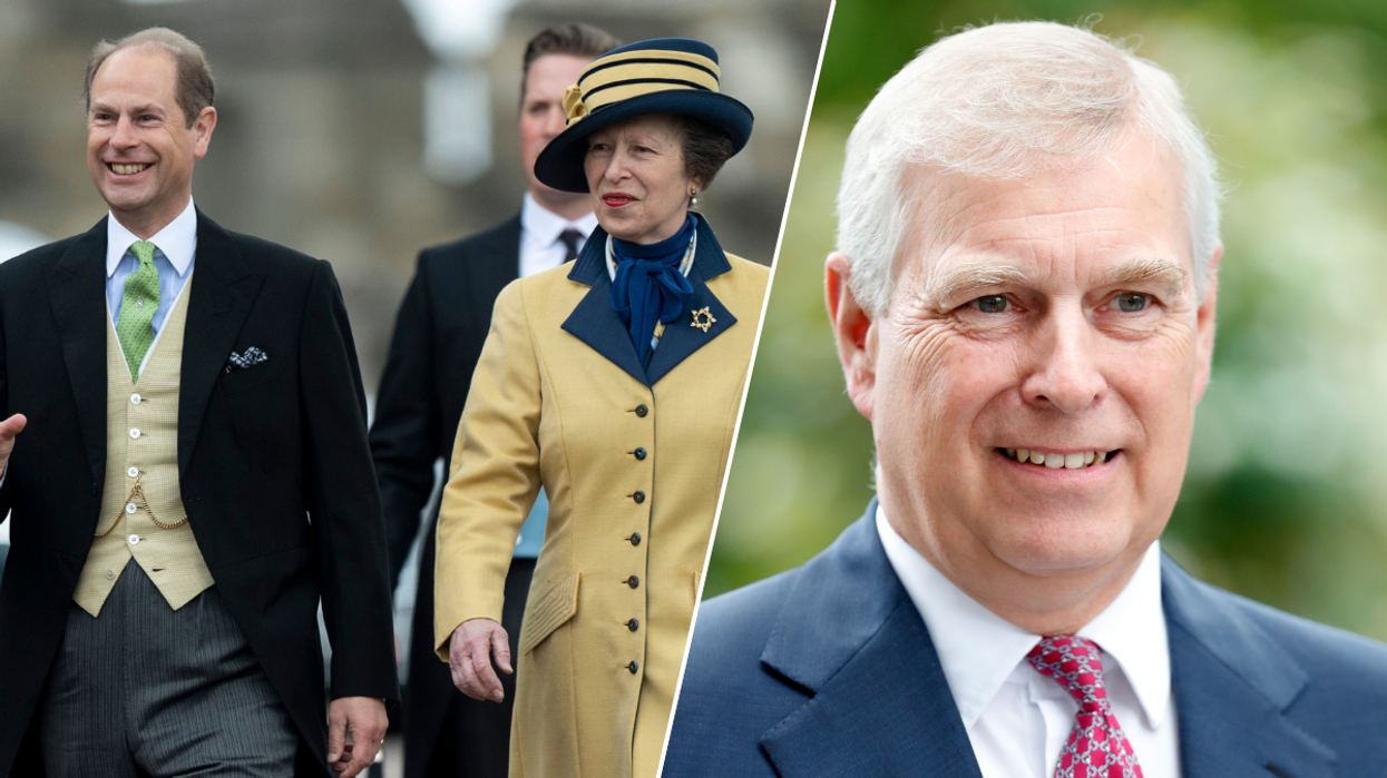 Princess Anne, Prince Edward and Prince Andrew