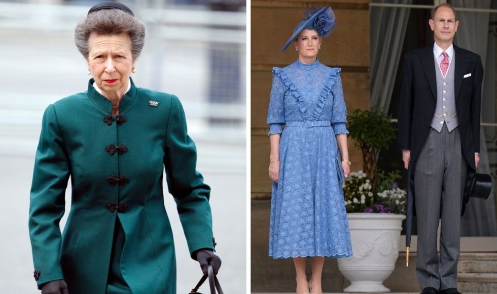 Princess Anne, Prince Edward and Sophie, Duchess of Edinburgh