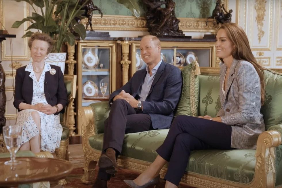 Princess Anne, Prince William, Princess Kate