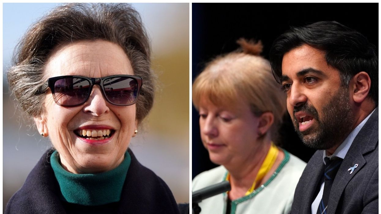 Princess Anne, Shona Robison and Humza Yousaf