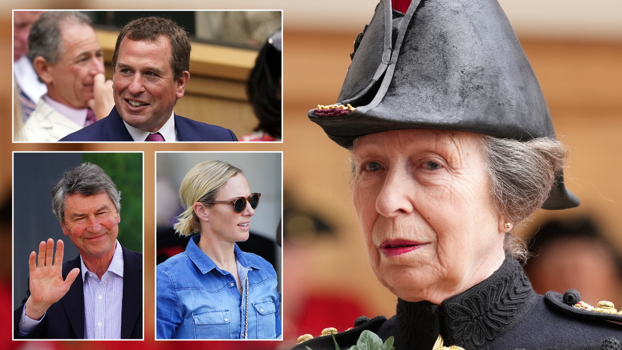 Princess Anne/Sir Tim Laurence/Peter Phillips/Zara Tindall