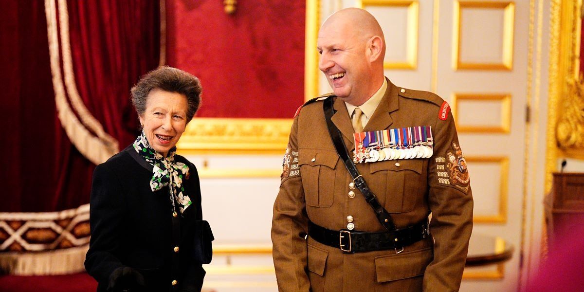 Princess Anne hosts annual Christmas Tea Party at St James’s Palace with husband Sir Timothy Princess Anne hosts annual Christmas Tea Party at St James’s Palace with husband Sir Timothy