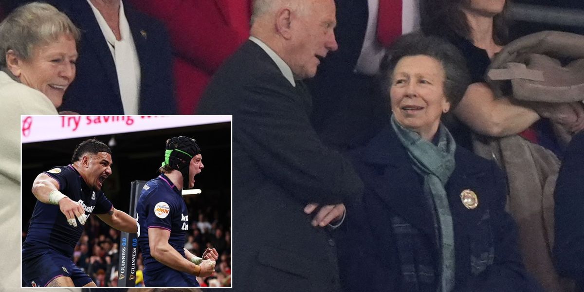 Princess Anne celebrates late winner as Scotland come from behind to beat Wales in Six Nations Princess Anne celebrates late winner as Scotland come from behind to beat Wales in Six Nations