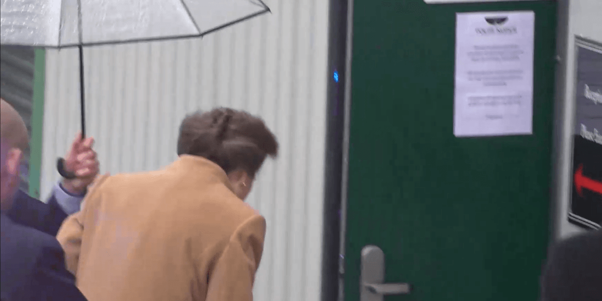 Princess Anne leaves Yorkshire Crisps factory after 40 minutes as she ignores two Andrew questions Princess Anne leaves Yorkshire Crisps factory after 40 minutes as she ignores two Andrew questions